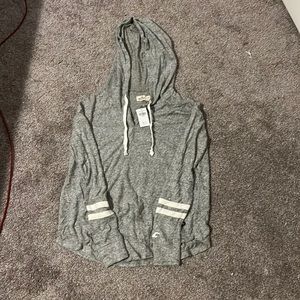 Grey Hollister Lightweight Hoodie